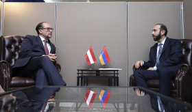 Treffen der Außenminister Armeniens und Österreichs in New York