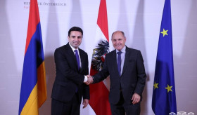 Der offizielle Besuch des Präsidenten der Nationalversammlung der Republik Armenien Alen Simonyan in Wien