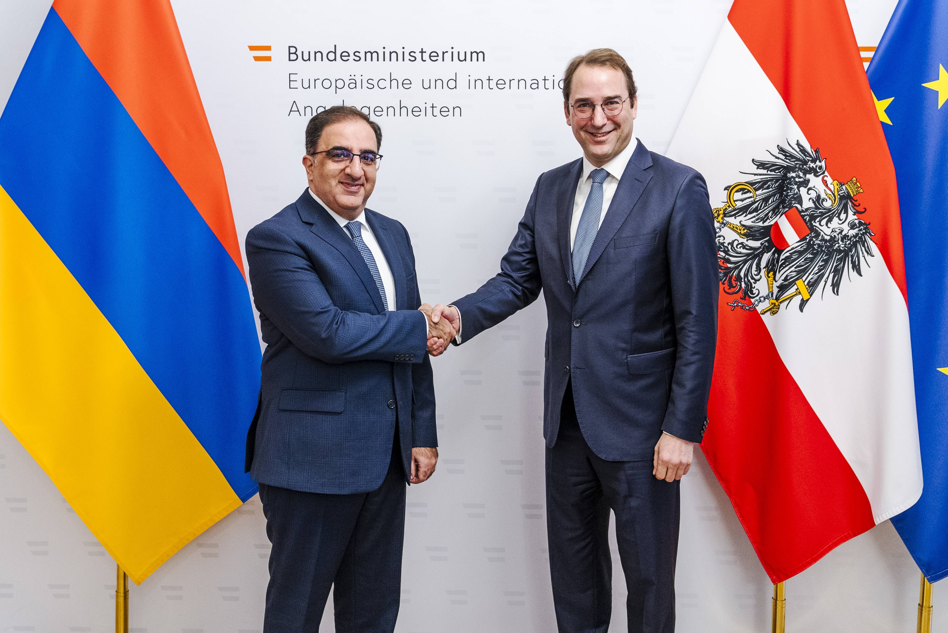 Ambassador Andranik Hovhannisyan held a meeting with Nikolaus Marschik, Secretary General of the Austrian Foreign Ministry