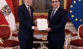 Ambassador Hovhannisyan presented credentials to Austrian Federal President Alexander Van der Bellen