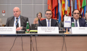 Deputy Foreign Minister of Armenia Robert Abisoghomonyan addressed the Special Meeting of the OSCE Permanent Council