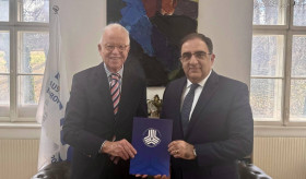 Meeting of the Ambassador of Armenia with the President of the Austrian Institute for European and Security Policy (AIES)