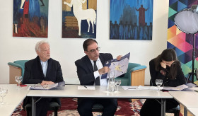 Discussion with the Ambassador of Armenia at the International Institute for Peace