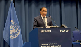 Ambassador Andranik Hovhannisyan has been elected as a Vice-President of the 13th session of the Conference of the Parties to the UN Convention against Transnational Organized Crime