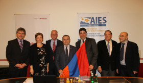 Vortrag über die armenische Außenpolitik im österreichischen Parlament 