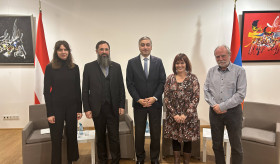 Die Präsentation des „Caucasian Albania: An International Handbook“ fand in der Armenischen Botschaft in Österreich statt
