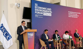 ՀՀ ԱԳՄԱ նախարարի տեղակալ Ռոբերտ Աբիսողոմոնյանի մասնակցությունը ԵԱՀԿ 32-րդ տնտեսական և բնապահպանական ֆորումին
