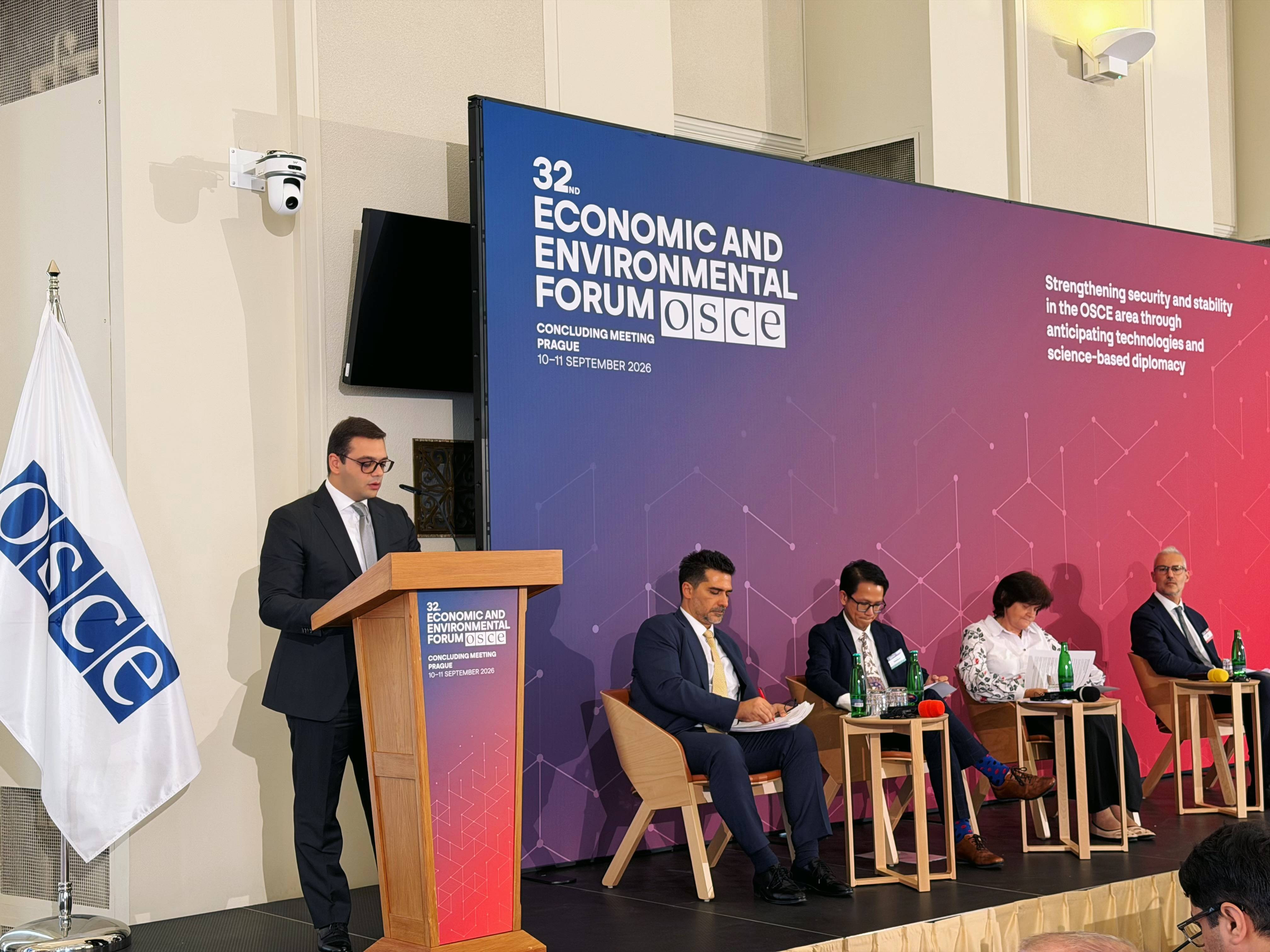 ՀՀ ԱԳՄԱ նախարարի տեղակալ Ռոբերտ Աբիսողոմոնյանի մասնակցությունը ԵԱՀԿ 32-րդ տնտեսական և բնապահպանական ֆորումին