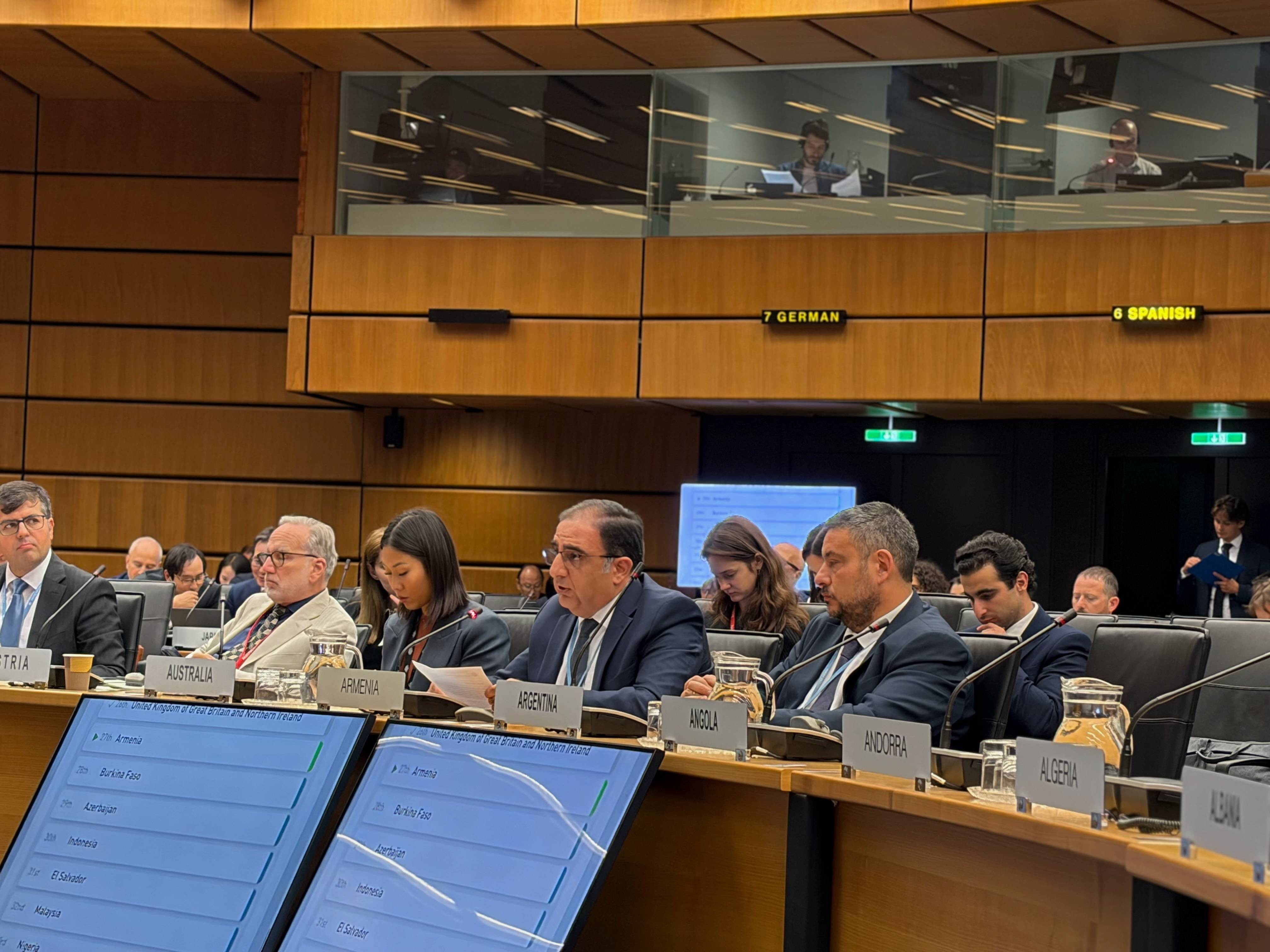 Statement by the delegation of the Republic of Armenia at the 70th session of Working Group A of the Preparatory Commission for the Comprehensive Nuclear-Test-Ban Treaty Organization
