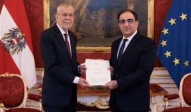 Ambassador Hovhannisyan presented credentials to Austrian Federal President Alexander Van der Bellen